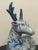 1990s Late 20th Century Thai Blue and White Ceramic Deer For Sale - Image 5 of 18