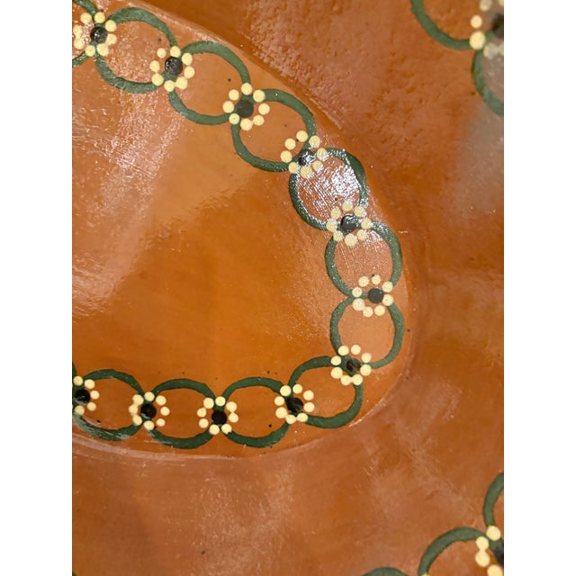 Handpainted Mexican Serving Tray For Sale - Image 4 of 5