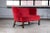 Danish Classic 1930s "Banana-Style" Settee or Bench in Red Velvet For Sale - Image 9 of 9