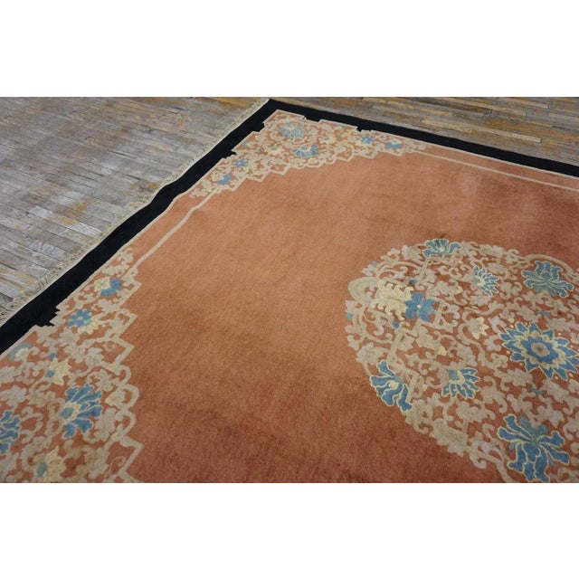 Early 20th Century Chinese Peking Carpet ( 9' x 11'8'' - 275 x 355 ) For Sale In New York - Image 6 of 12