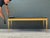 Black Vintage Gilt Metal and Stone Cocktail Table For Sale - Image 8 of 10
