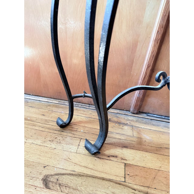 Antique French Demilune Console For Sale - Image 11 of 12