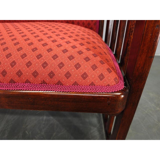 Wood Vienna Secession Art Deco Beech Sofa by Josef Hoffmann, 1920s For Sale - Image 7 of 13