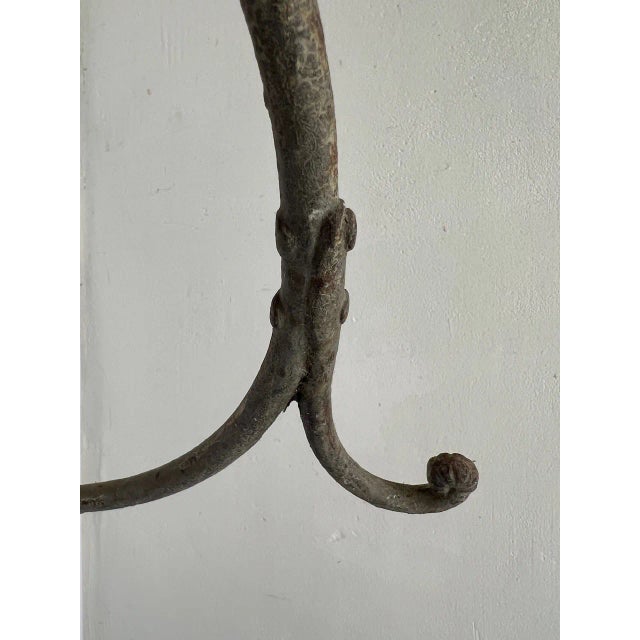 19th Century French Wrought Iron Stand for Witch Ball For Sale - Image 16 of 18