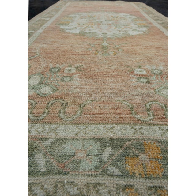 Early 21st Century Turkish Vintage Rug 3'3" x 6'9" #17707 For Sale - Image 5 of 8