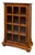 Mission Solid Oak Display Bookcase - Michael's Cherry For Sale