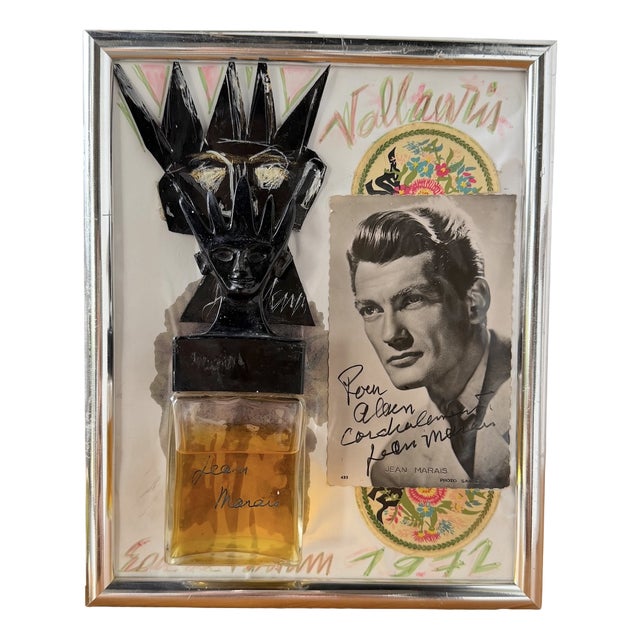 Handcrafted Mural Artwork Jean Marais Vallauris, 1960s For Sale