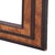 1920s French Figured Elm Mirror With Dutch Ripple Carved Frame, C. 1920 For Sale - Image 5 of 6