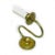 Art Deco Glass and Metal Wall Lamp, Poland, 1950s For Sale - Image 3 of 7