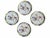 Early 20th Century Early 20th Century Hand Painted Chinoiserie Porcelain Nippon Plates - Set of 4 For Sale - Image 5 of 12