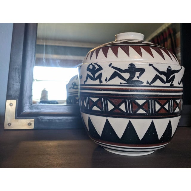 1990s Taala Kauai Tribal Studio Pottery Canister Jar With Lid Signed and Dated Chairish