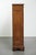 This antique English oak bookcase/inlay cabinet from the mid-19th century. : This antique English oak bookcase/inlay...