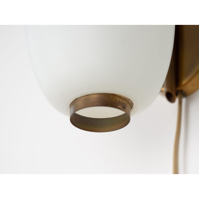 Lyfa Vintage Danish Kina Sconce by Bent Karlby for Lyfa, 1940s For Sale - Image 4 of 10