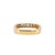 Late 20th Century Vintage Swiss 18k Yellow Gold 1.12ct Square Cut Baguettes Diamonds Band Ring, Size 5 For Sale - Image 5 of 9