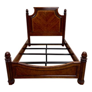 Stanley Furniture Arrondissement Queen Size Heirloom Cherry ReVerie Panel Bed For Sale