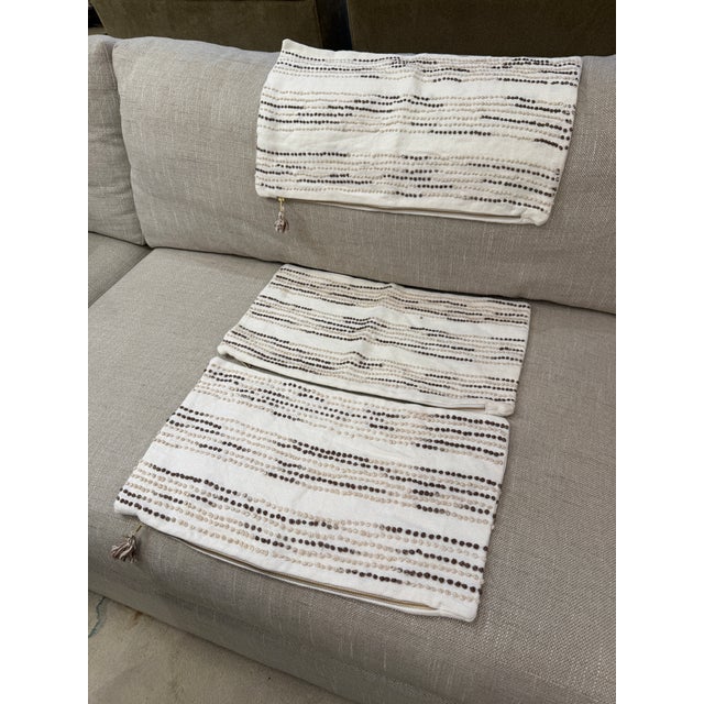 Serena & Lily Pryce Lumbar Pillow Covers, Set of Three For Sale - Image 11 of 12