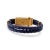 Metal Sword Limited Blue Carpe Diem 18k Yellow Gold Titanium Heart Diamond Bracelet For Sale - Image 7 of 10