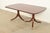 Kittinger Georgian Banded Mahogany Double Pedestal Dining Table, Newly Refinished For Sale - Image 15 of 15