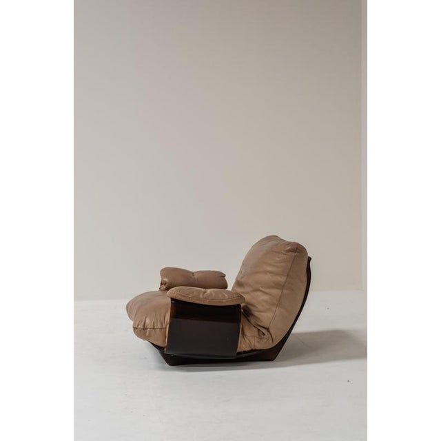 1970s Marsala Lounge Chairs by Michel Ducaroy for Ligne Roset, France, 1970s, Set of 2 For Sale - Image 5 of 18