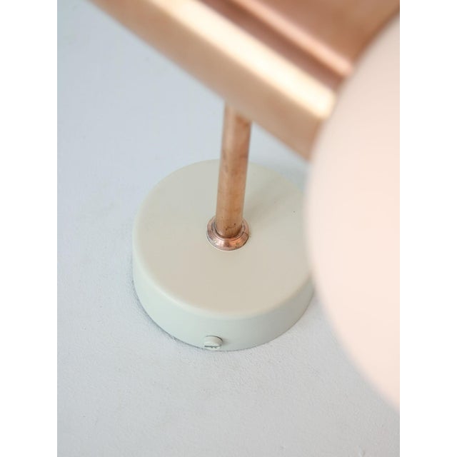 Vintage Italian Copper Wall Lamp For Sale - Image 10 of 12