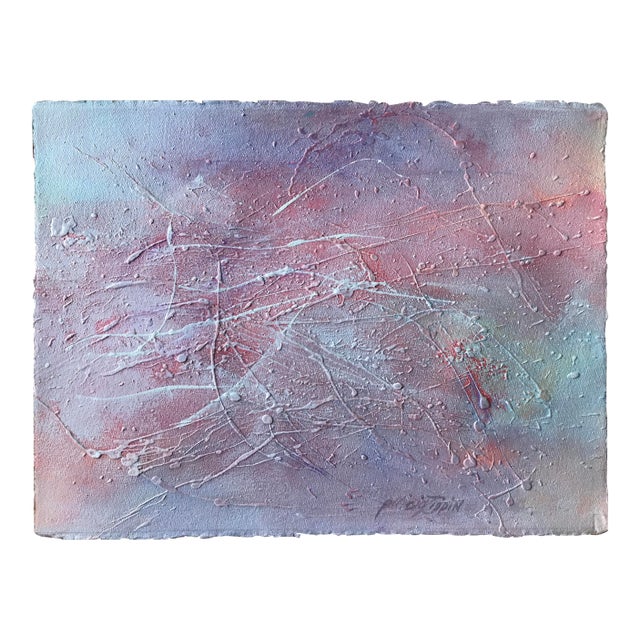 Patricia Zippin "Temescal 3" 1980s Abstract Painting Academie Julian For Sale