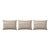 Beige Striped Kilim Pillow Cover 16'' X 24'' - Set of Three For Sale - Image 4 of 4
