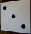 White Vintage Monumental Belgium Metal Black & White Sculptural Dice Cube Sculpture, 1940's For Sale - Image 8 of 9