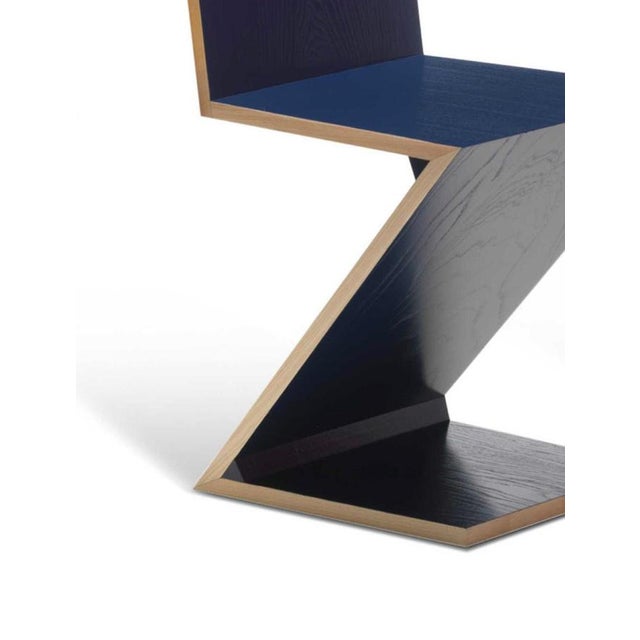 Zig Zag Chair by Gerrit Thomas Rietveld For Sale - Image 6 of 14