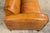 1920s French Art Deco Cognac Leather Club Sofa For Sale - Image 10 of 18