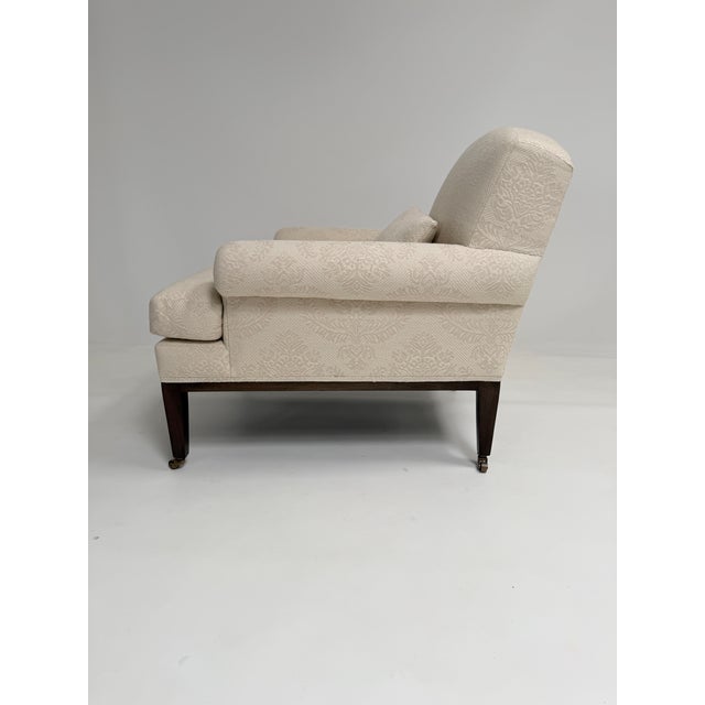 Classic Gentleman's Arm Chair- Rive Gauche Armchair For Sale - Image 12 of 16