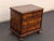 Mid 20th Century Theodore Alexander Style Inlaid Solid Wood 3-Drawer Bachelor’s Chest or Nightstand For Sale - Image 9 of 11