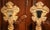 Early 19th Century Pair of 19th Century Italian Baroque Giltwood Church Reliquary Mirrors For Sale - Image 5 of 10