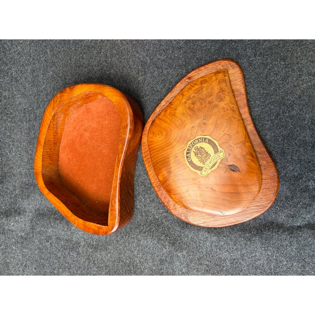 Vintage California Redwood Freeform Box For Sale - Image 12 of 16
