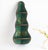 Hand Painted Green Floral Corner Wall Cabinet, 1960s For Sale - Image 9 of 9