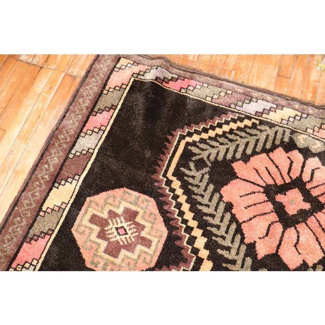 Mid 20th Century 20th Century Zabihi Collection Turkish Kars Anatolian Corridor Rug - 6'3" x 17' For Sale - Image 5 of 10