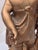 Antique Giltmetal Statue of a Little Girl Wearing a Heart Pendant Necklace For Sale - Image 10 of 15