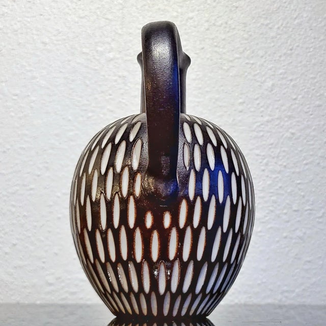 Mid-Century Modern Studio Pottery Jug Vase by Wilhelm and Elly Kuch (Signed) For Sale - Image 3 of 9