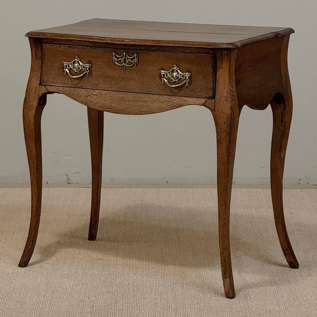 18th Century Dutch Oak End Table With Cabriole Legs For Sale - Image 4 of 18