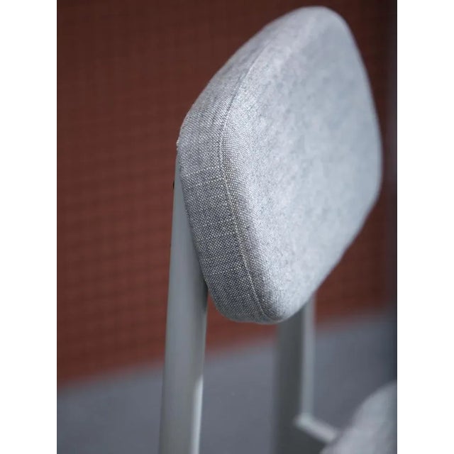 Not Yet Made - Made To Order Grey Residence Chairs by Jean Couvreur for Kann Design, Set of 6 For Sale - Image 5 of 7