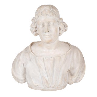 18th Century, Carrara Marble Bust, circa 1785 For Sale