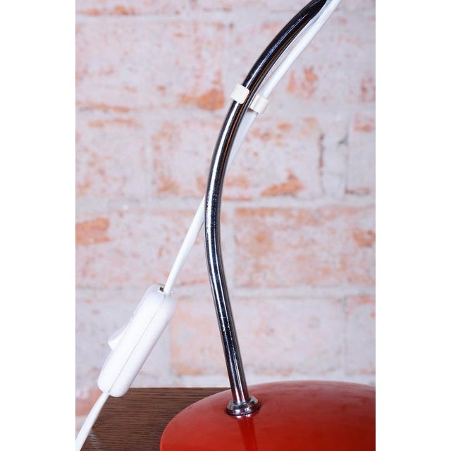Josef Hurka Mid-Century Czech Chrome Table Lamp attributed to J. Hůrka for Napako, 1960s For Sale - Image 4 of 13