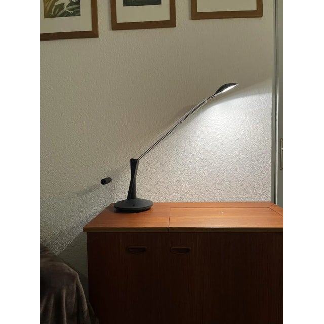 Black Desk Lamp Lisa Model by Gianni Cardile for Valenti Luce, 1980s For Sale - Image 8 of 10
