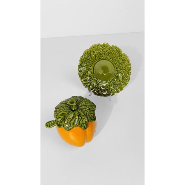 Vintage Italian Majolica Sugar Bowl from Italica Ars, 1970s For Sale - Image 10 of 14