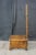 Antique Primitive Shaker Style Spinning Chair Rush Stool Bench Seat Folk Art 37" For Sale - Image 17 of 18