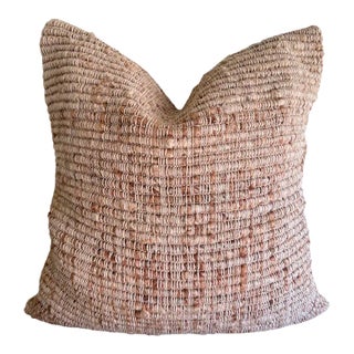 Villa Elm Hand Made Wool Pillow With Down Insert For Sale