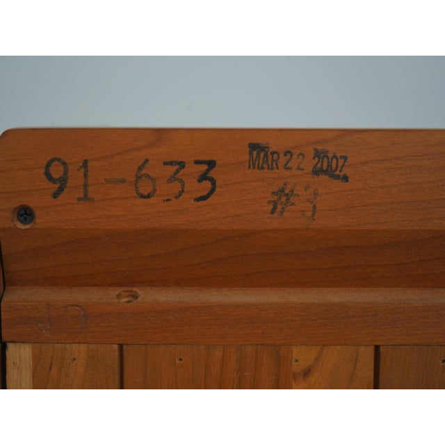 Stickley Cherry 1 Door Mission Style Bookcase For Sale - Image 15 of 15