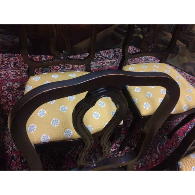 Vintage French Provincial Chairs, Set of Six Chairs For Sale - Image 6 of 14