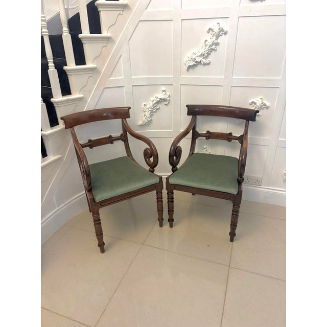 Antique Regency Mahogany Dining Chairs, 1830, Set of 8 For Sale - Image 16 of 18