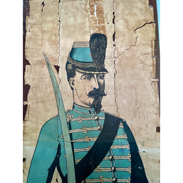 Wood The Silent Guard: A Collection of 19th-Century French Military Panels For Sale - Image 7 of 11