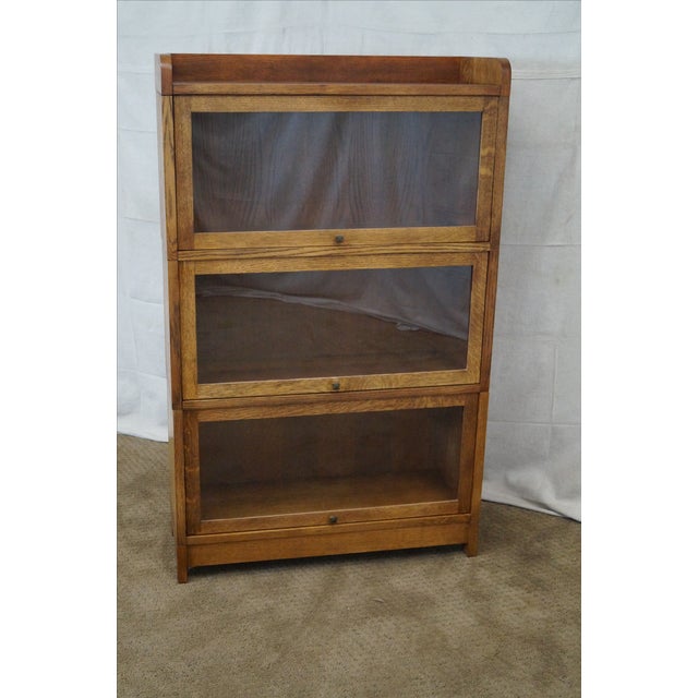 Stickley Mission Oak Stacking Barristers Bookcase Chairish